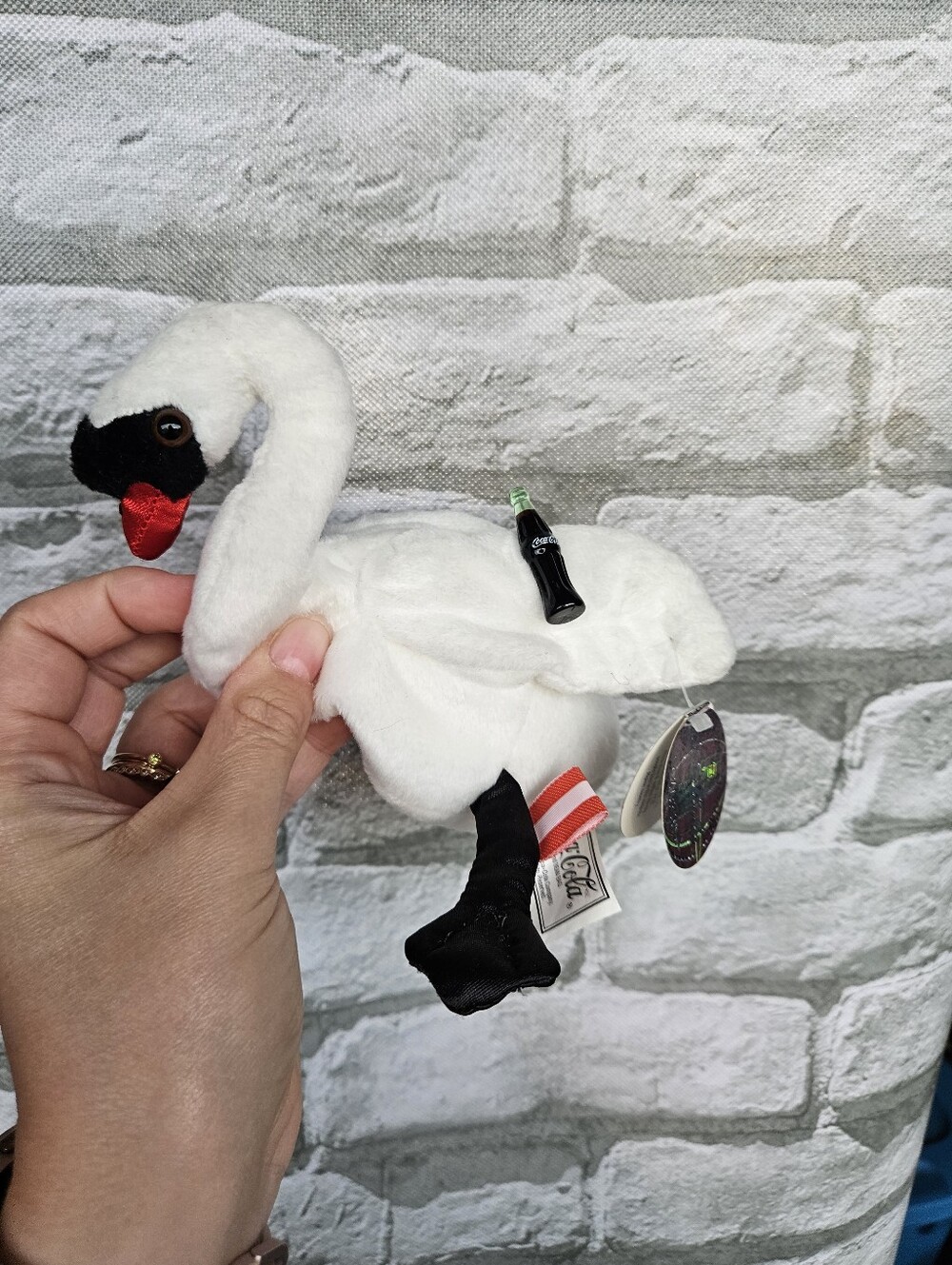 Coca-Cola "Sailor The Swan" International Stuffed Animal Collection
